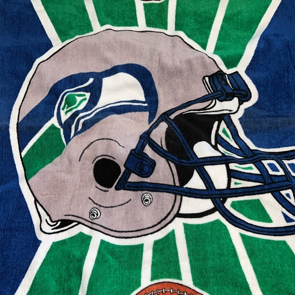 RARE 1996 Seattle Seahawks NFLP Beach towel - Picture 3 of 7